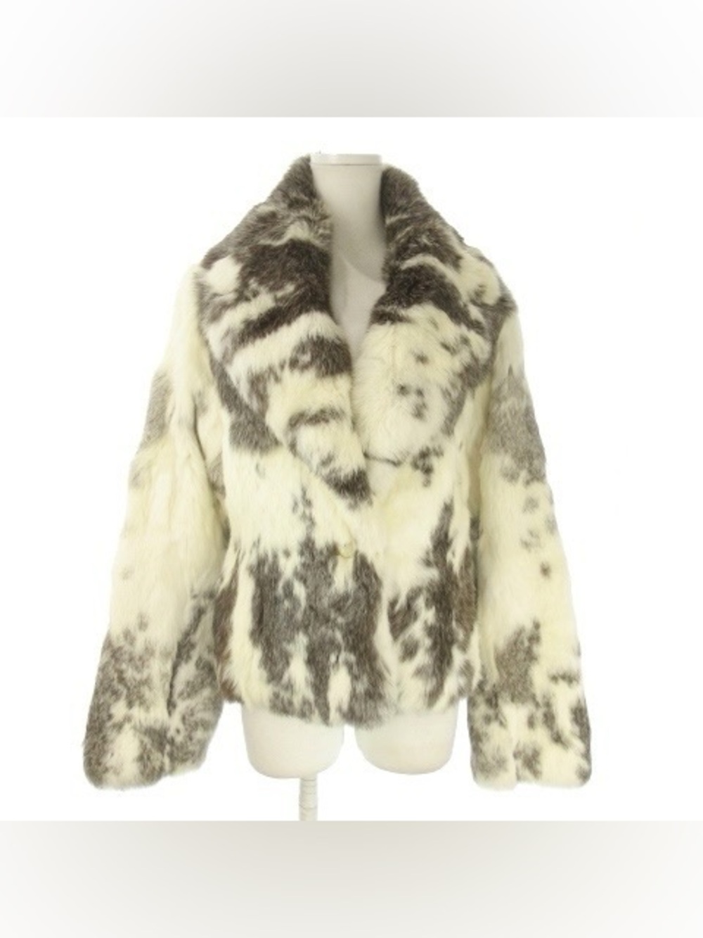Rabbit fur vintage 70s rare women’s jacket luxury fashion